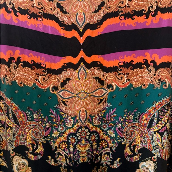 Beautiful COMPLETELY Rhinestoned Statement Duster/Kimono-M - Picture 11 of 12